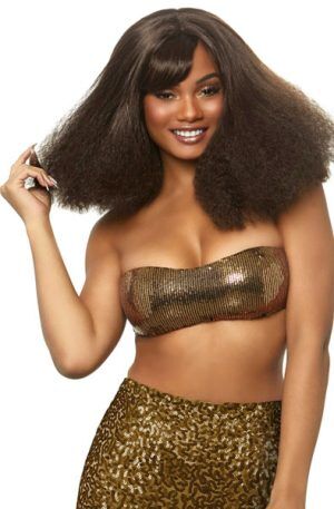 Leg Avenue Diva Disco Wig Brown Peruk