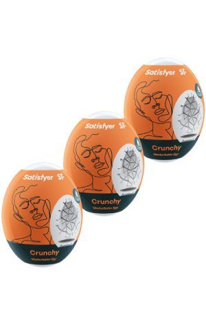 Satisfyer Masturbator Egg Crunchy 3-pcs Onaniägg