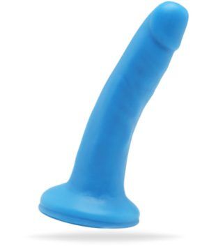 Happy Dicks Dong 6 inch (Färg: Blå)