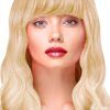 Party Wig Long Wavy Blonde Hair Peruk