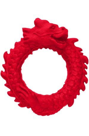 Rise Of The Dragon Silicone Penis Ring Red Penisring