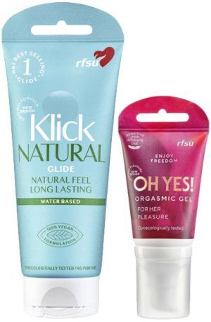 RFSU Oh Yes Orgasm Gel + RFSU Klick Glidmedel Paketerbjudande