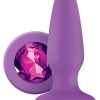 NS Novelties Glams Purple Gem Analplugg