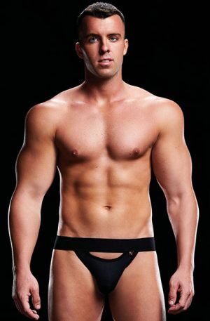 Envy Menswear Low Rise Jock Black S/M Jockstrap