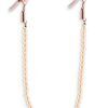 Bound Nipple Clamps D1 Rose Gold Bröstvårtsklämmor med kedja