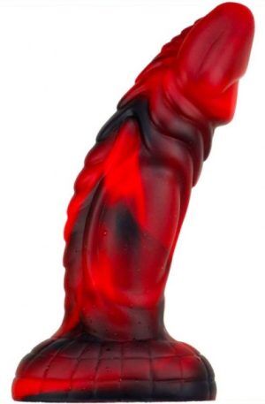 Monster Dildo Squax Black-Red 18 cm Dragon dildo