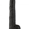 KING COCK 14'' COCK WITH BALLS BLACK