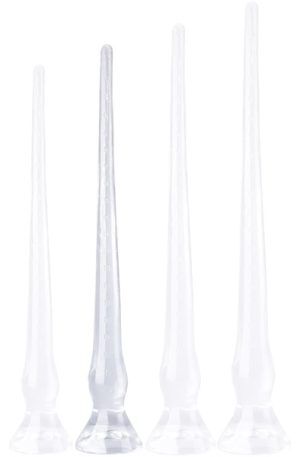 Koxor Long Transparent Dildo Koxor 40 cm Extra lång analdildo