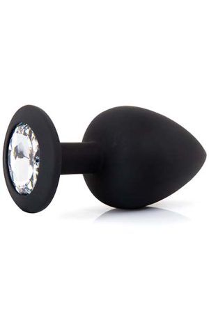 Silicone Plug With Gem Large Analplugg