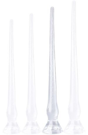 Koxor Long Transparent Dildo Koxor 50 cm Extra lång analdildo