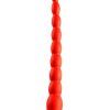 Stretch Worm Long Dildo Red 43cm Extra lång analdildo