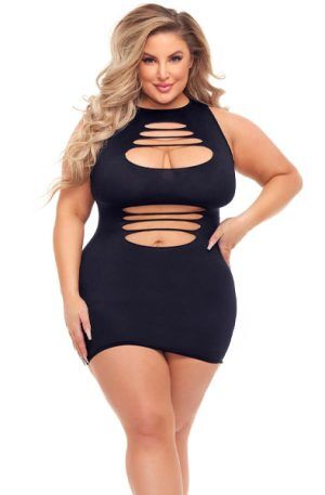 Can't Commit Dress Black Queen Size Klänningar & Kjolar