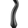 Wolf Khopesh Black Silicone Anal Dildo S 28cm Analdildo