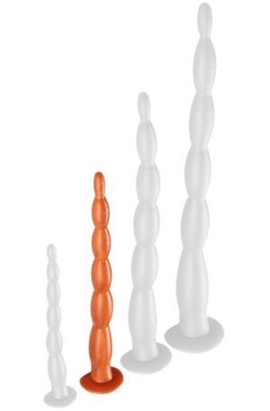 Dildo Scale Beads 40cm Extra lång analdildo