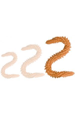 DoublePlayz Double Dildo Scolop Orange 60 cm Extra lång analdildo