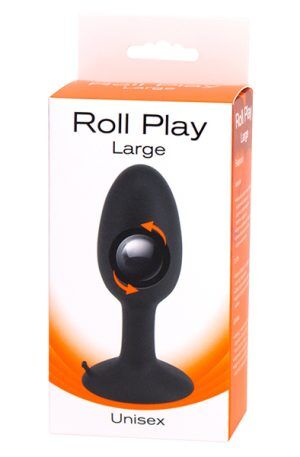 Seven Creations Roll Play Large Black Analplugg