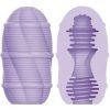 Smooth Stripes Cupid Masturbator Egg Purple Onaniägg