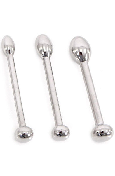 Urethral Trainer Kit 3 Solid Tear Penisplugs Dilator paket