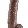 Pipedream King Cock With Balls Brown 28 cm XL dildo