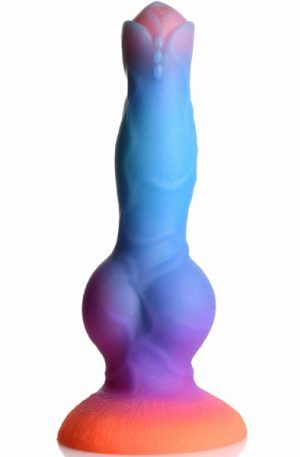 Glow-In-The-Dark Silicone Alien Dildo 21,5 cm Dragon dildo