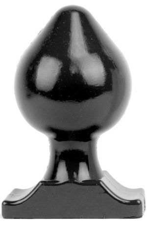 All Black Vinyl Anal Plug 22 cm XL Buttplug
