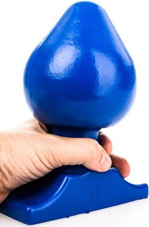 All Blue Vinyl Anal Plug 19 cm Grövre analplugg