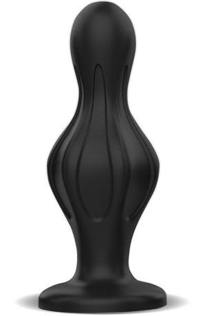 Afterdark Nocte Anal Plug Black Silicone 12cm Analplugg