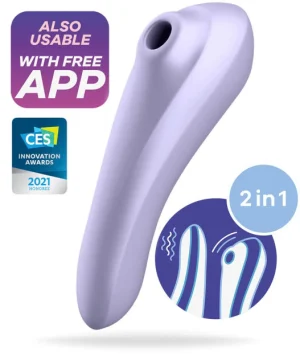 Satisfyer Dual Pleasure (Färg: Ljuslila)