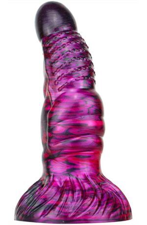 Metallic Fantasy Dildo Nirp Purple/Black 18 cm Dragon dildo