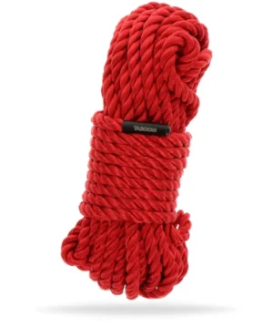 Taboom Bondage Rope 10 meter (Färg: Röd)