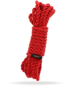 Taboom Bondage Rope 5 meter (Färg: Röd)