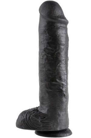 Pipedream King Cock With Balls Black 28 cm XL dildo