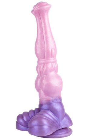 Pinky Jumpy Dildo Rose/Violet 28 cm Dragon dildo