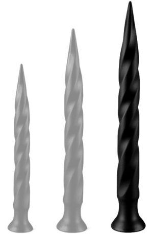 Long Tail Dildo Black 55 cm Extra lång analdildo