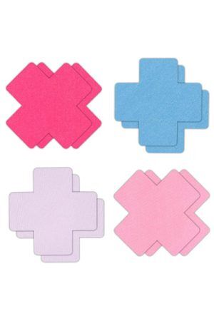 Pretty Pasties Cross II Assorted 4 Pair Nipple covers