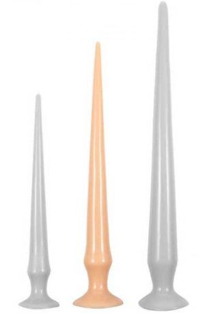 Long Dildo Tail Flex Flesh 43 cm Extra lång analdildo