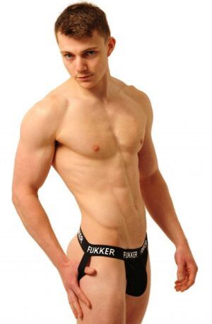 M&K Fukker Jock Black XL Jockstrap