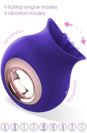 Action No. 25 Licking Tongue & Vibrator Clitoris Massager Klitorisvibrator