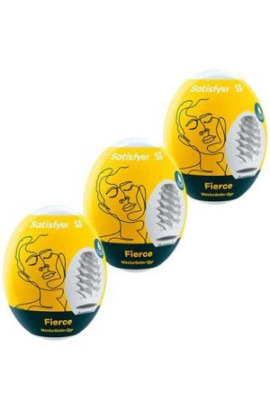 Satisfyer Masturbator Egg Fierce 3-pcs Onaniägg