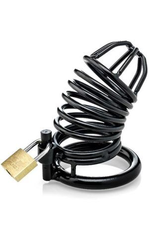 Black Cock Cage 45mm Kyskhetsbur