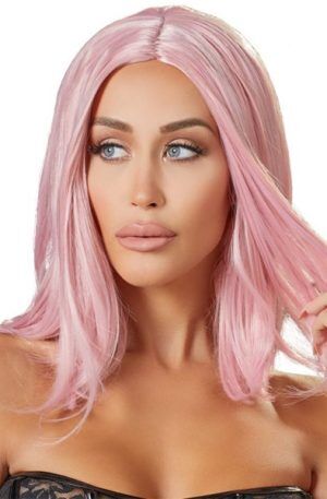 Cottelli Collection Pink Wig Rosa Peruk
