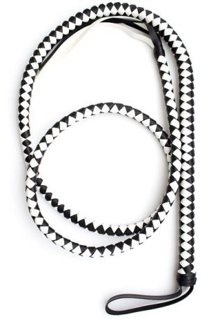 Kiotos Whip Black & White 190cm BDSM Piska