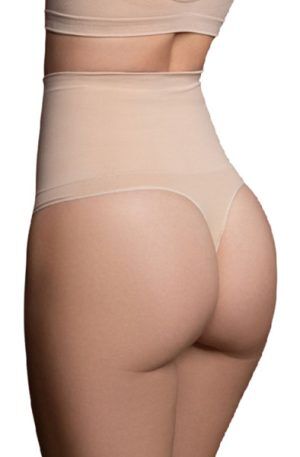 Seamless High Waist Medium Control Nude S Sömlös trosa