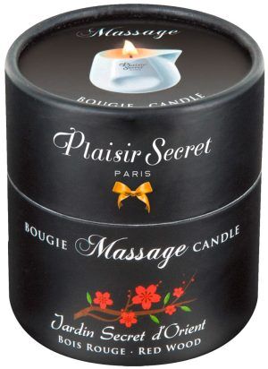 Plaisir Secret Massageljus - Red Wood