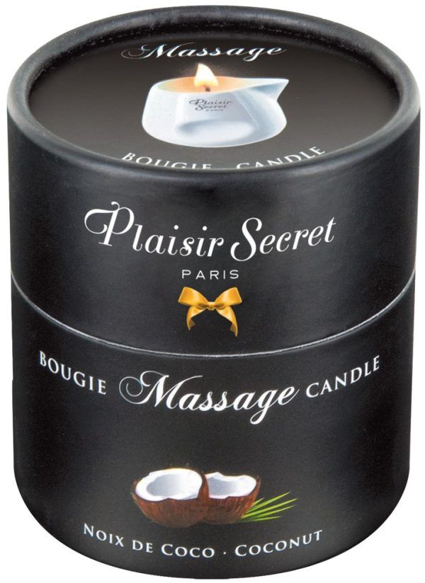 Plaisir Secret Massageljus - Coconut
