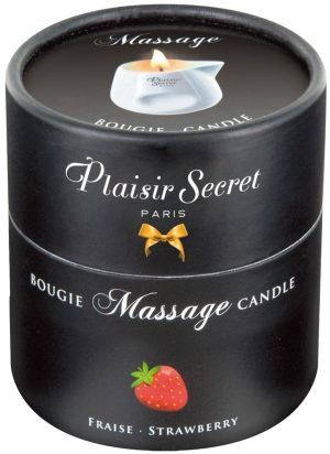 Plaisir Secret Massageljus - Strawberry