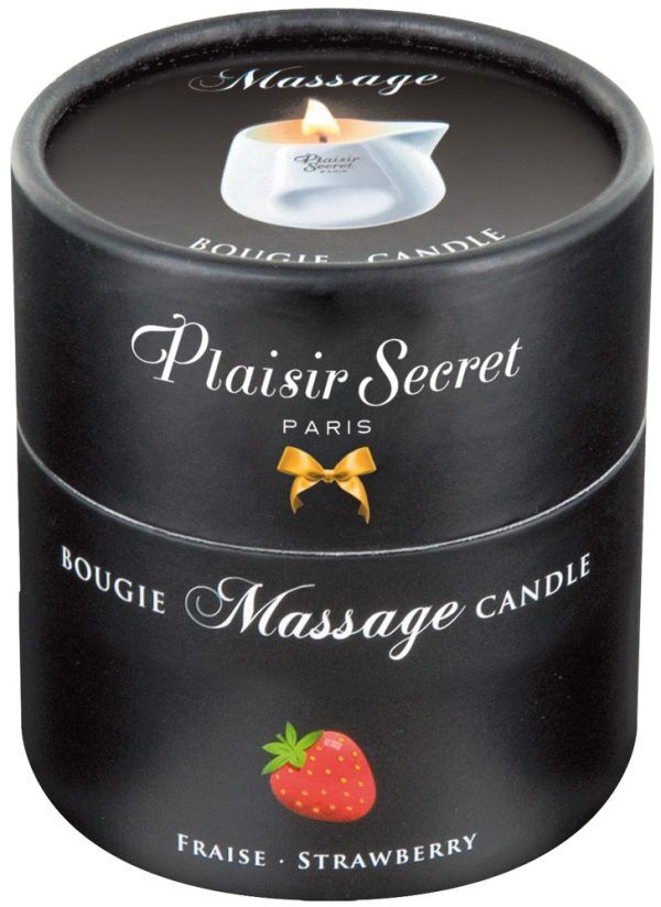 Plaisir Secret Massageljus - Strawberry