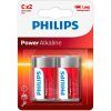 10208 philips lr14 c alkaline batterier 2 stk q100 01