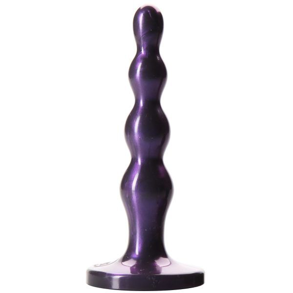 Tantus Ripple Silikon Dildo Small - Lila