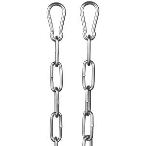 Rimba Metal Kedja med Karbinhakar 200 cm - Silver